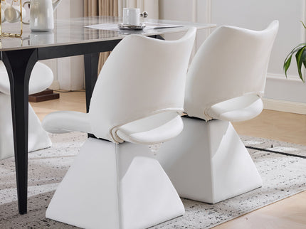 Modern Swivel Dining Chair With High Back