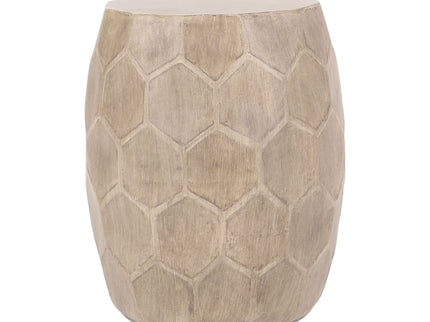 Outdoor Lightweight Concrete Side Table - Natural