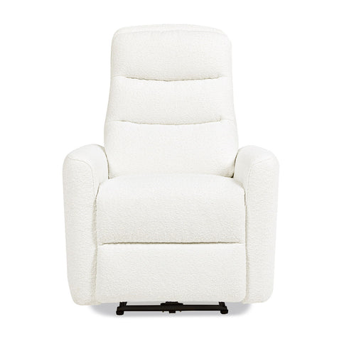 Bloomy - High Back Power Recliner Motion Chair - Chiffon White