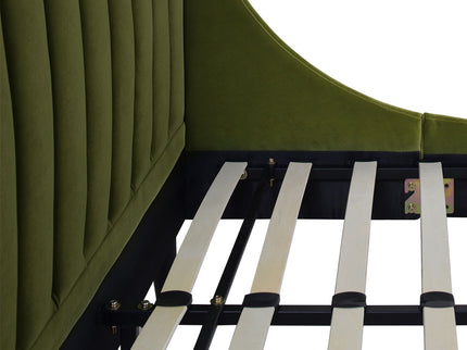 Aspen - Vertical Tufted Modern Headboard Platform Bed Set