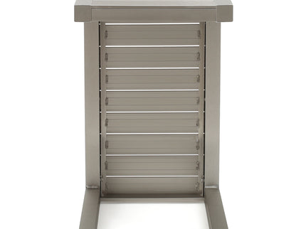 Aluminum Outdoor C - Shaped Side Table For Patio