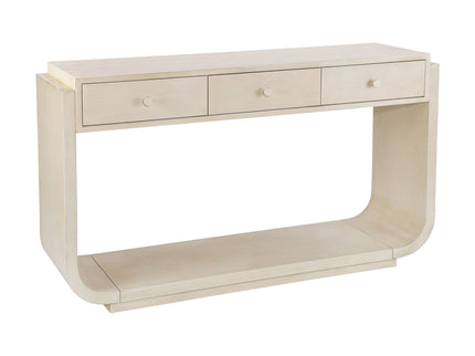 Console Table With 3 Drawers, Display Shelf