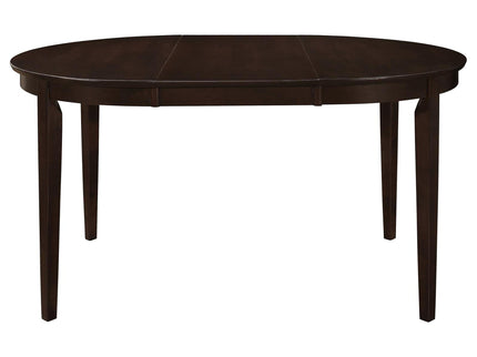 Elmira - Oval Dining Table With Leaf Extension - Brown