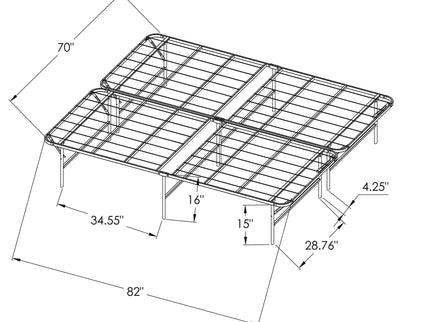Andell - Mattress Support Platform Bed