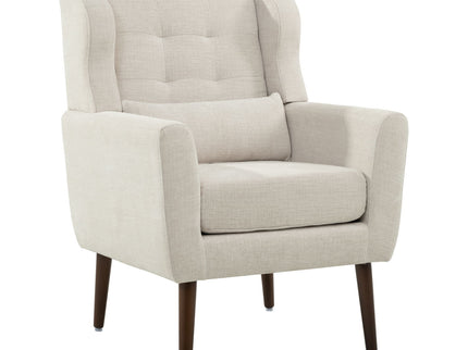 Modern Accent Chair Upholstered Foam Filled Living Room Chairs Comfy Reading Chair Mid-Century Modern Chair With Fabric Lounge Arm Chairs Armchair For Living Room Bedroom