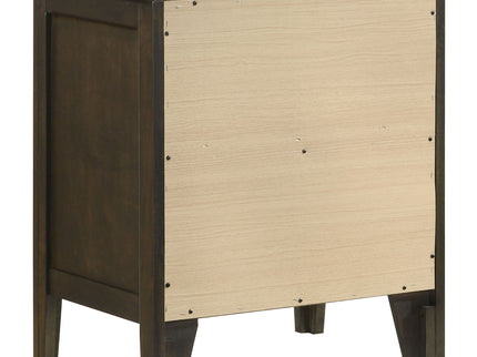 Clement - 2 Drawer Nightstand Bedside Table - Espresso