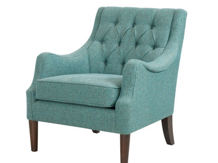 Qwen - Button Tufted Accent Chair With - Teal