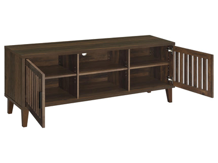 Jenine - 2 Door 60" TV Stand - Brown