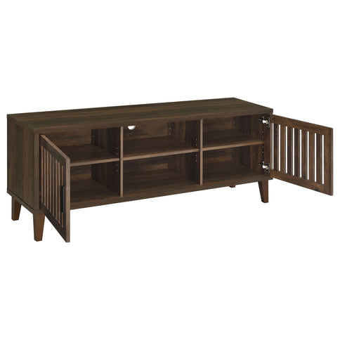 Jenine - 2 Door 60" TV Stand - Brown