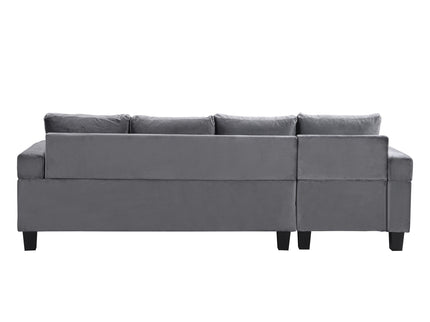 Modern Sectional Sofa Set With L Shape Chaise Lounge And Storage