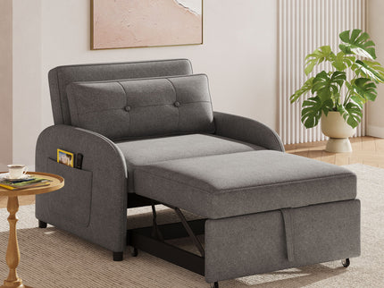 3 In 1 Convertible Sleeper Sofa Bed For Living Room
