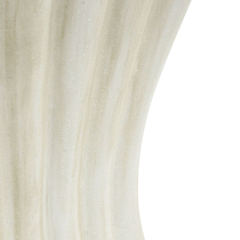 Mgo Archaistic Wavy Side Table - Antique Sandstone