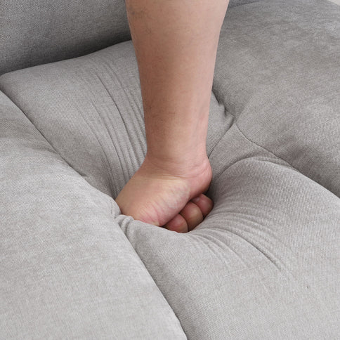Modern Minimalist Leisure Armchair With L Shaped Armrests