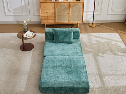 Convertible Floor Sofa Bed With Fixed Shape Frame For Living Room