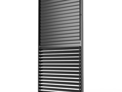 Louver Grille 1 / 3 10Ft Frame & Louvers - Black