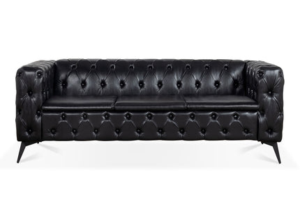 Square Arm Removable Cushion 3 Seater Sofa