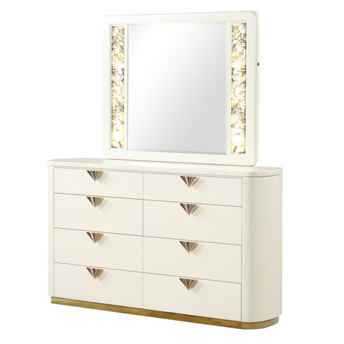 La Pierre - Modern Bedroom Set With Upholstered LED Bed