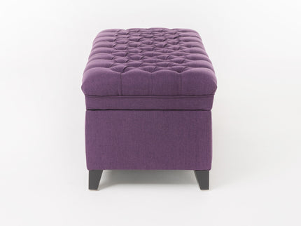 Juliana - Storage Ottoman With Birch Legs