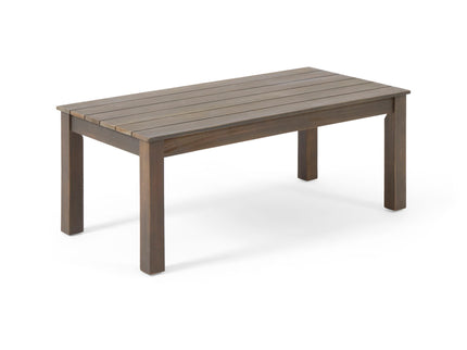 Avacyn - Outdoor Loveseat And Coffee Table Set With Cushions - Dark Gray