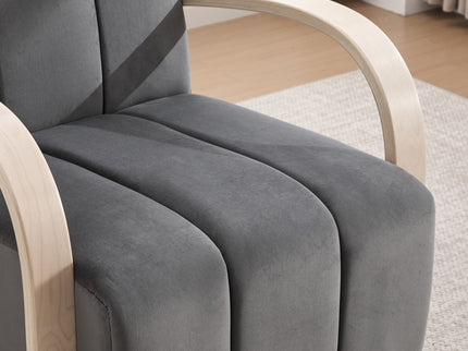 360° Swivel Accent Chair With Armrests