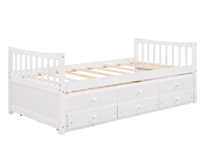 Twin Size Daybed With Trundle And Drawers