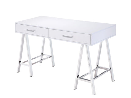 Coleen - High Gloss Writing Desk With USB