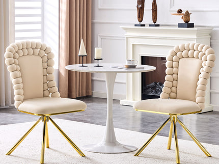Puffy Bubble, Ball Chain Chair For Dining Room & Kitchen (Set of 2)
