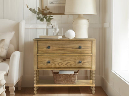 2 Drawer Accent Chest - Natural