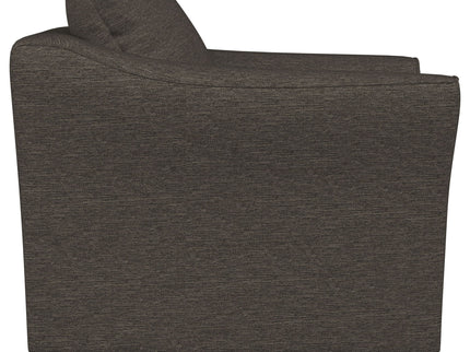 Paige - Flared Arm Chair - Charcoal Gray