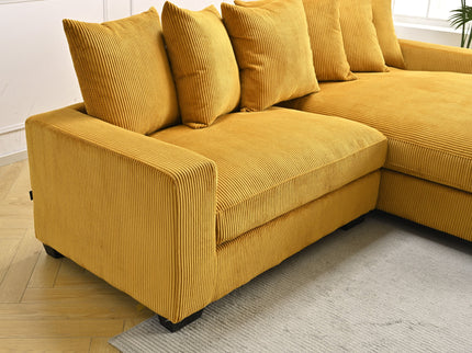 Luxe - Oversized 2 Piece Sectional Couches For Living Room, L Shaped Sofa With Chaise