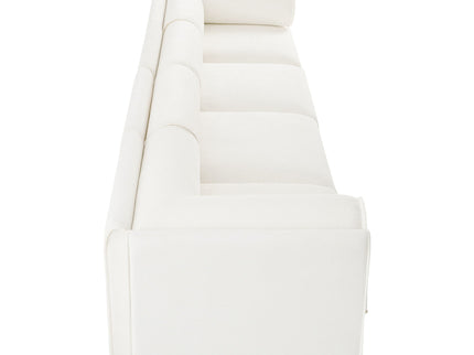 Stylish Sofa With Storage Seat And Cylindrical Backrest