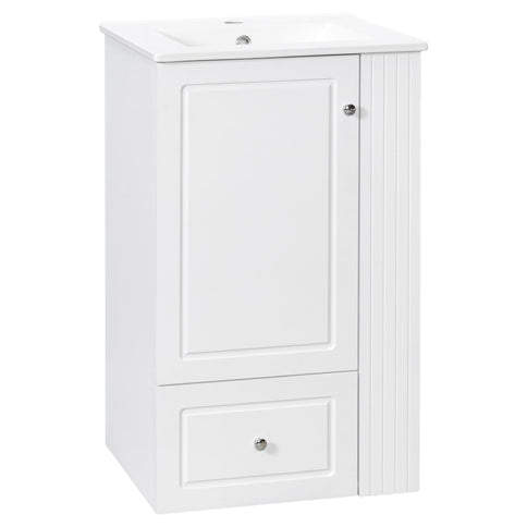 Modern Freestanding Bathroom Vanity With Sink, Soft-Close Drawer, Towel Bar