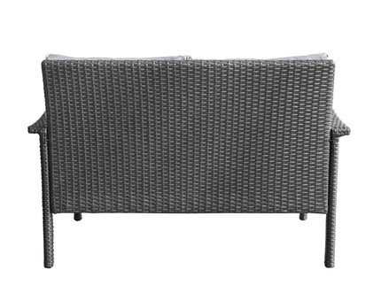 Honolulu - Loveseat - Gray / Silver