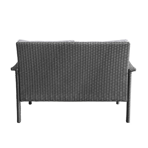 Honolulu - Loveseat - Gray / Silver