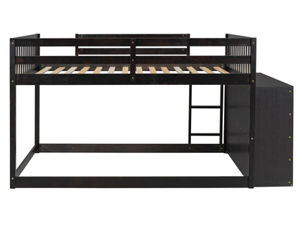 Bunk Bed With 4 Drawers And 3 Shelves