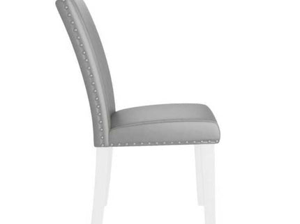 Upholstered Dining Chair With High Back Design (Set of 2)
