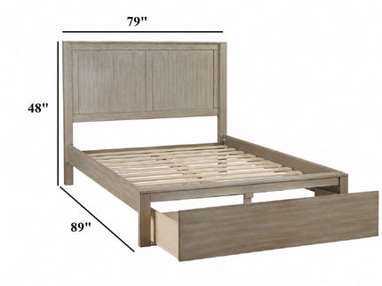 Bed With 2 Panel Headboard