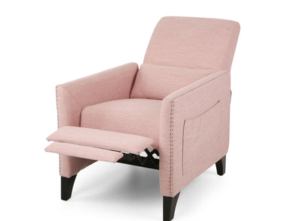 Kiersten - Contemporary Fabric Pushback Recliner