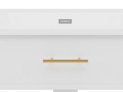 Bathroom Vanity With Sink, Soft Close Doors And Adjustable Shelf