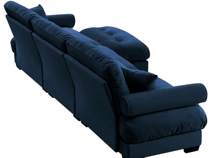 Super Comfort Oversized Modular Sectional Sofa With Movable Ottoman