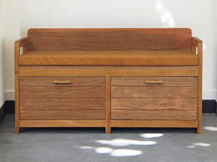Oxford - 2 Drawer Storage Bench - Beige