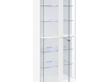 Gilbert - 4 Door LED Curio Display Cabinet