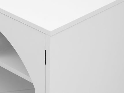 Modern Minimalist TV Stand, Entertainment Center Media Console Cabinet With Adjustable Shelves For Living Room