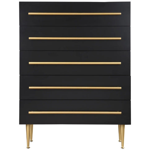 Contemporary 5 Drawer Chest For Bedroom