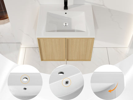 Floating Bathroom Vanity With Sink Combo