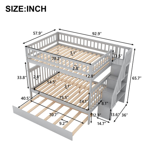 Bunk Bed With Staircase