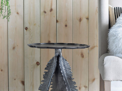 Leaf Side Table - Silver