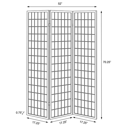 Porch & Den - 3 Panel Room Divider