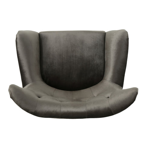 Alyssa - Mid Century Upholstered Arm Chair With Wingback Design