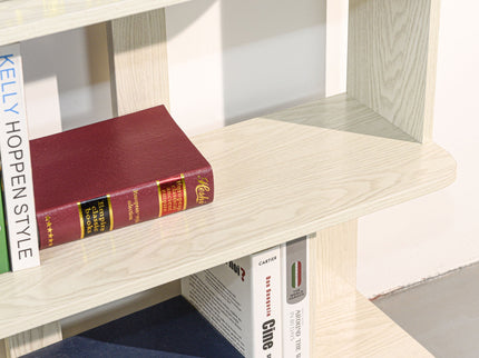 Modern 5 Tier Open Storage Bookcase